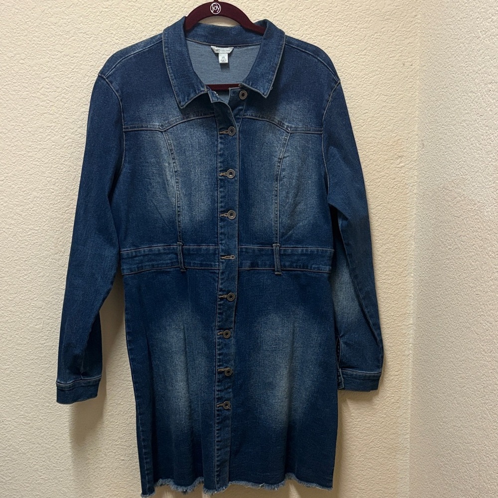 Cato Blue Denim Mini Dress